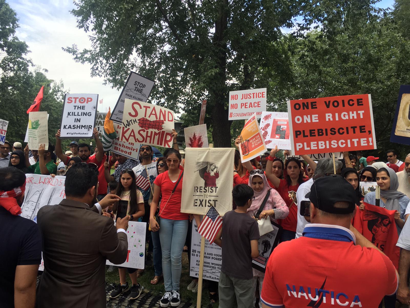 Kashmir update: Resist to Exist - Protest in Washington DC