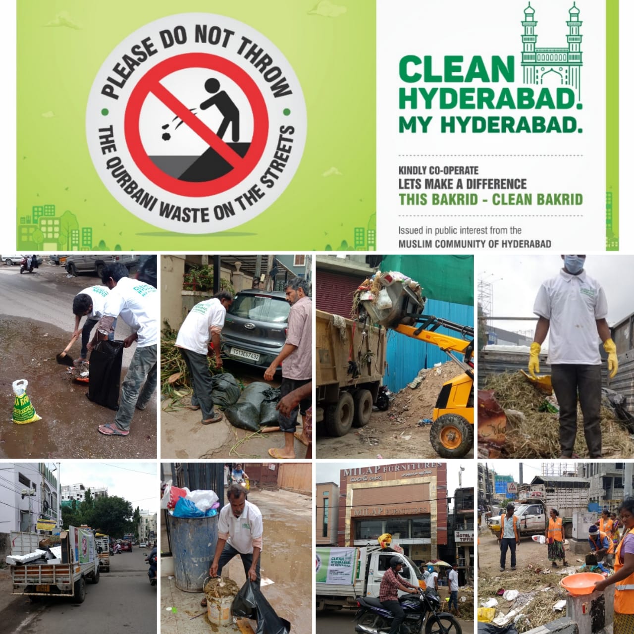 ‘Clean Bakrid’ drive in Hyderabad
