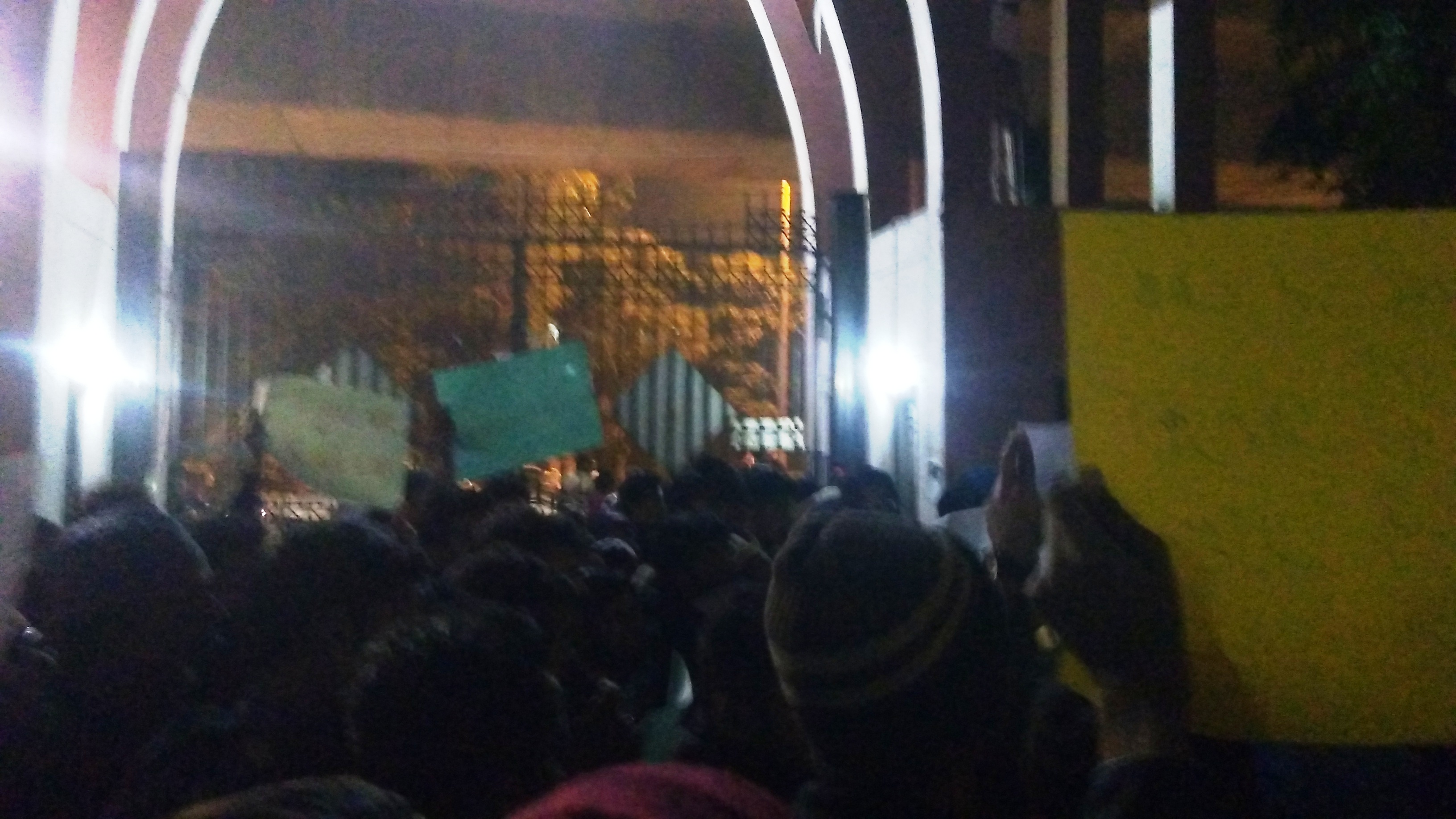 Students protest against CAB at Jamia Millia Islamia