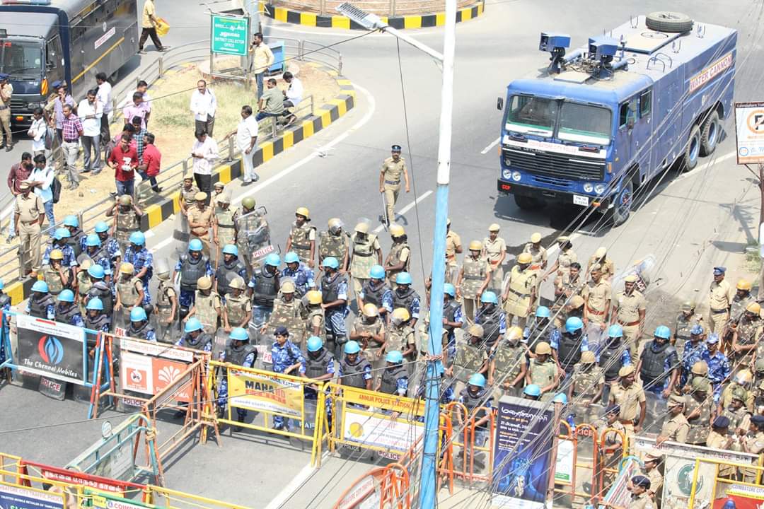 Current of 'Shaheen Bagh' reaches Chennai, one lost his life in police lathi charge