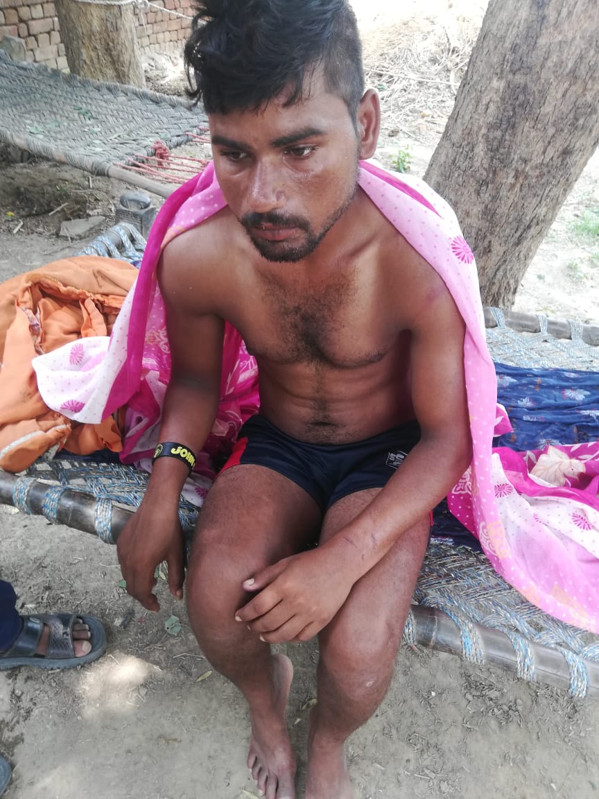 बुलंदशहर में दलित युवक के साथ मारपीट