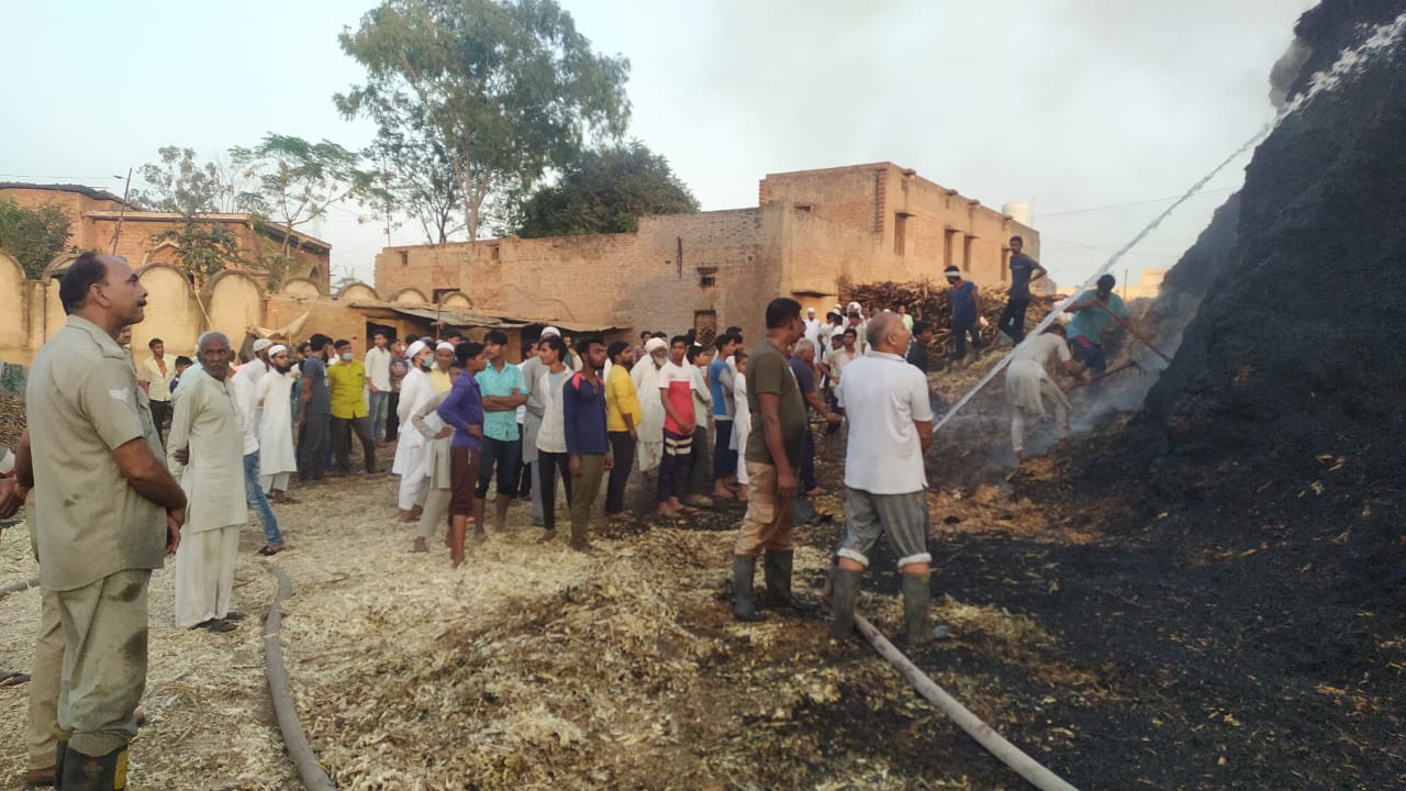 गुड़ के कोल्हू में जलकर राख हो गए दो मासूम