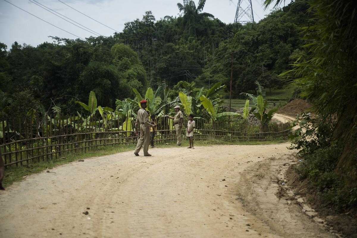 On the right side of the border in Assam and Mizoram
