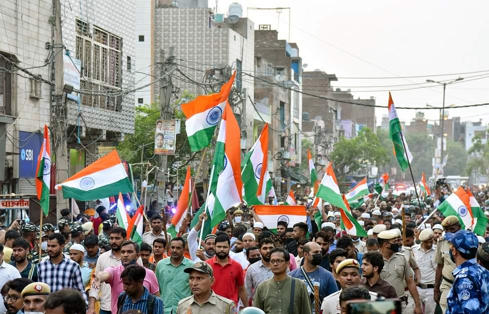 जहांगीरपुरी के निवासियों का नफ़रत की राजनीति को करारा जवाब